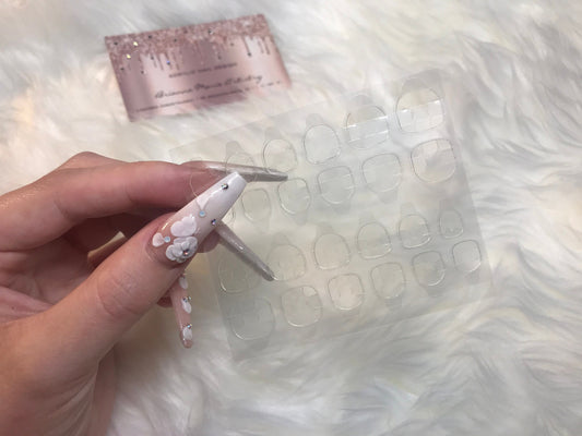 Press on nail adhesive tabs