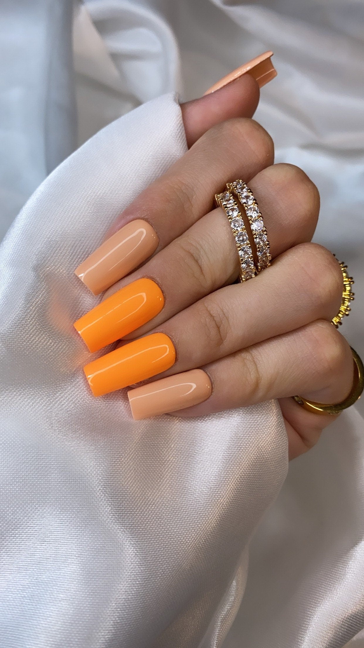 Peaches And Cream - Press On Nail Set