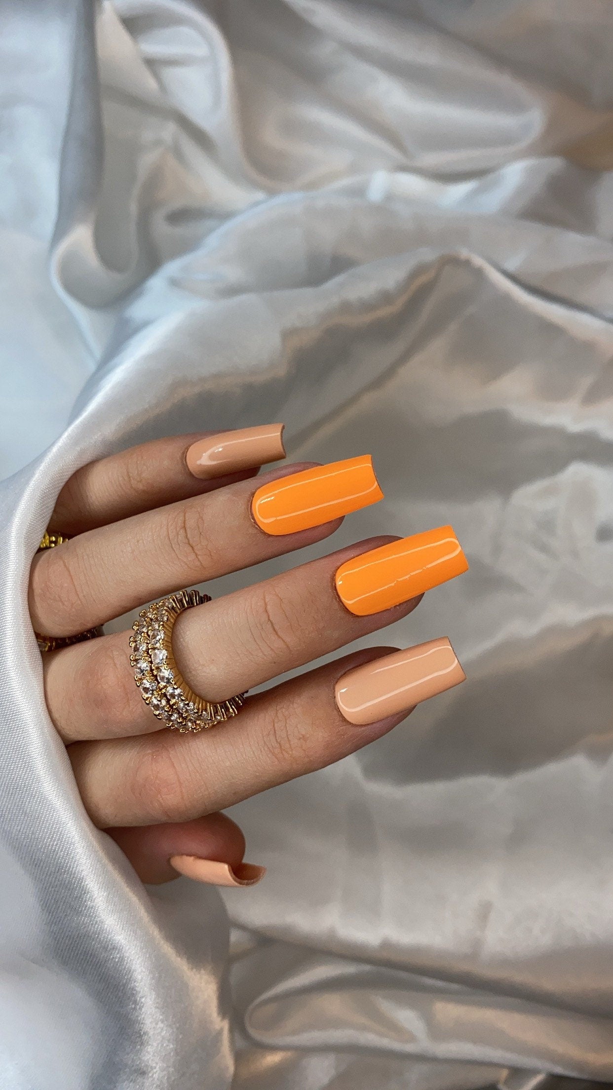 Peaches And Cream - Press On Nail Set