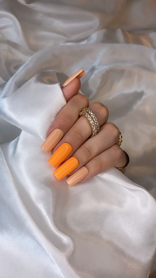 Peaches And Cream - Press On Nail Set